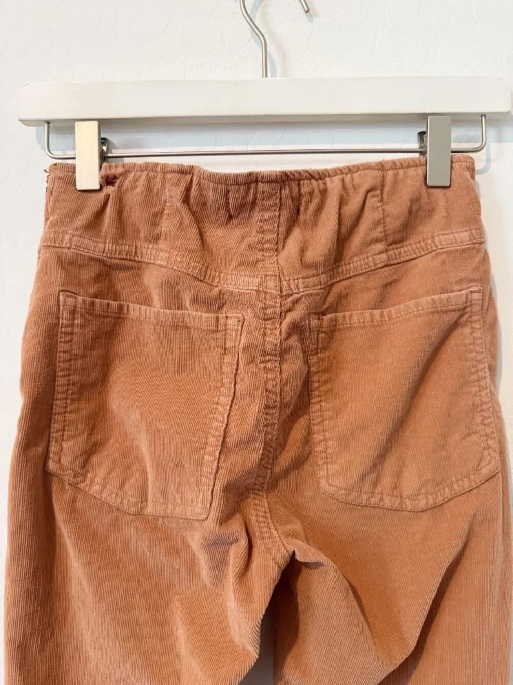 We The Free Pants Size 27 Cognac Brown Corduroy‎ Slim Flare Western Forest Fairy